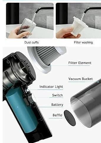BD Portable Air Duster Wireless Vacuum Cleaner - Gadget Villa
