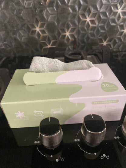 ✨ 20 - PC Microfiber Cleaning Cloth Set with Dispenser Box — Reusable, Ultra - Soft & Streak - Free - Gadget Villa