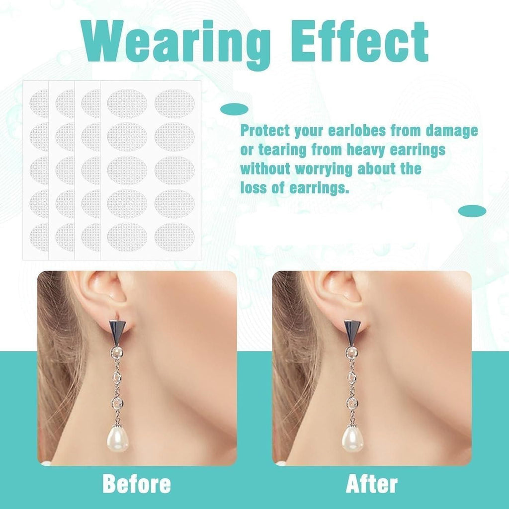 Invisible Earring Support Patches 💎✨ | No Pain, Perfect Lift