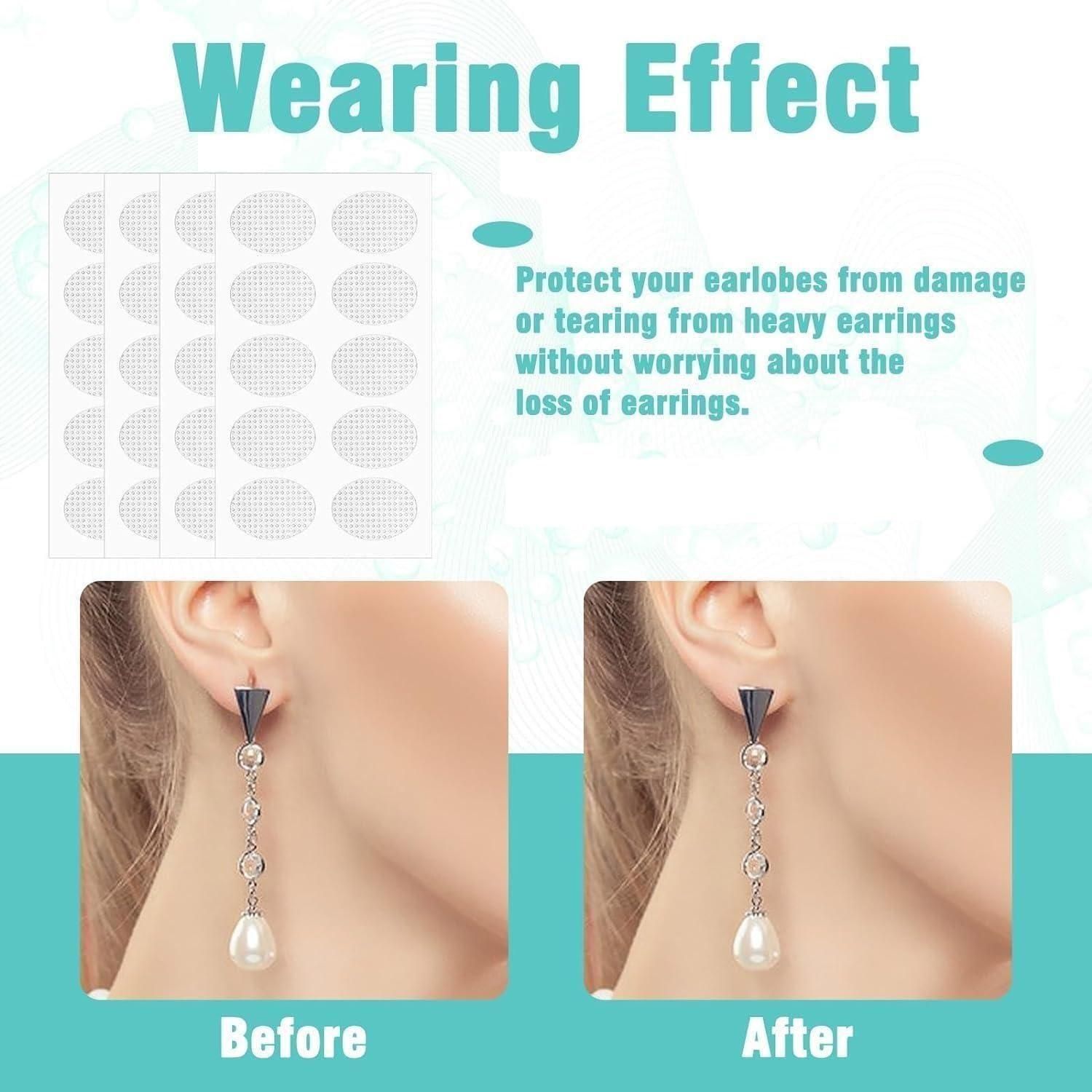 Invisible Earring Support Patches 💎✨ | No Pain, Perfect Lift