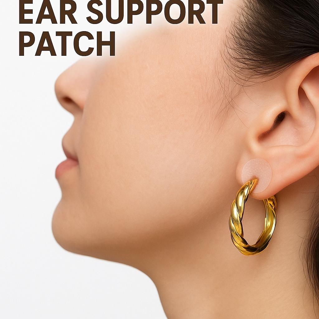 Invisible Earring Support Patches 💎✨ | No Pain, Perfect Lift