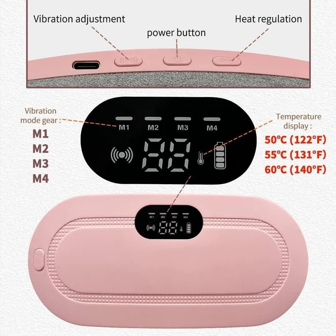 Period CrampsEase Belt – Cordless Heating Pad - Gadget Villa