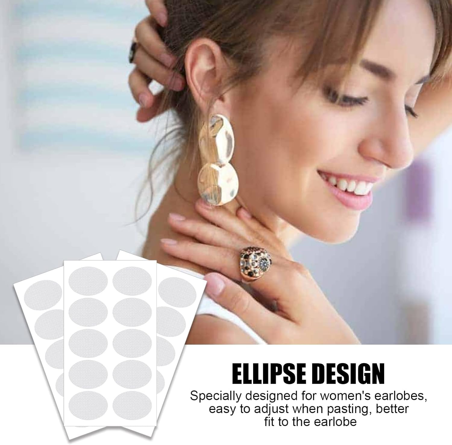 Invisible Earring Support Patches 💎✨ | No Pain, Perfect Lift