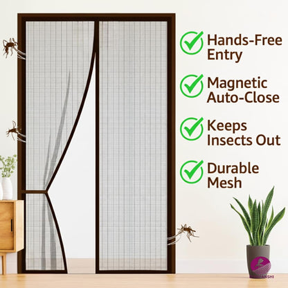 🦟🚪 Magnetic Mosquito Net Door – Auto-Close | Fresh Air, Zero Mosquitoes