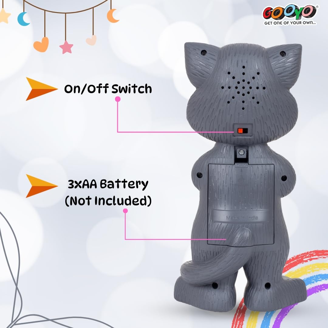Interactive Talking Musical Cat Toy for Kids 🎤🎶