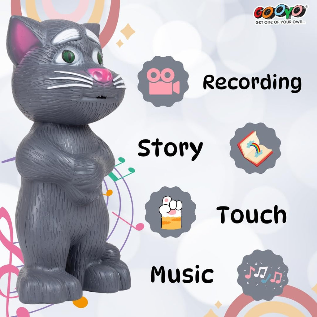 Interactive Talking Musical Cat Toy for Kids 🎤🎶