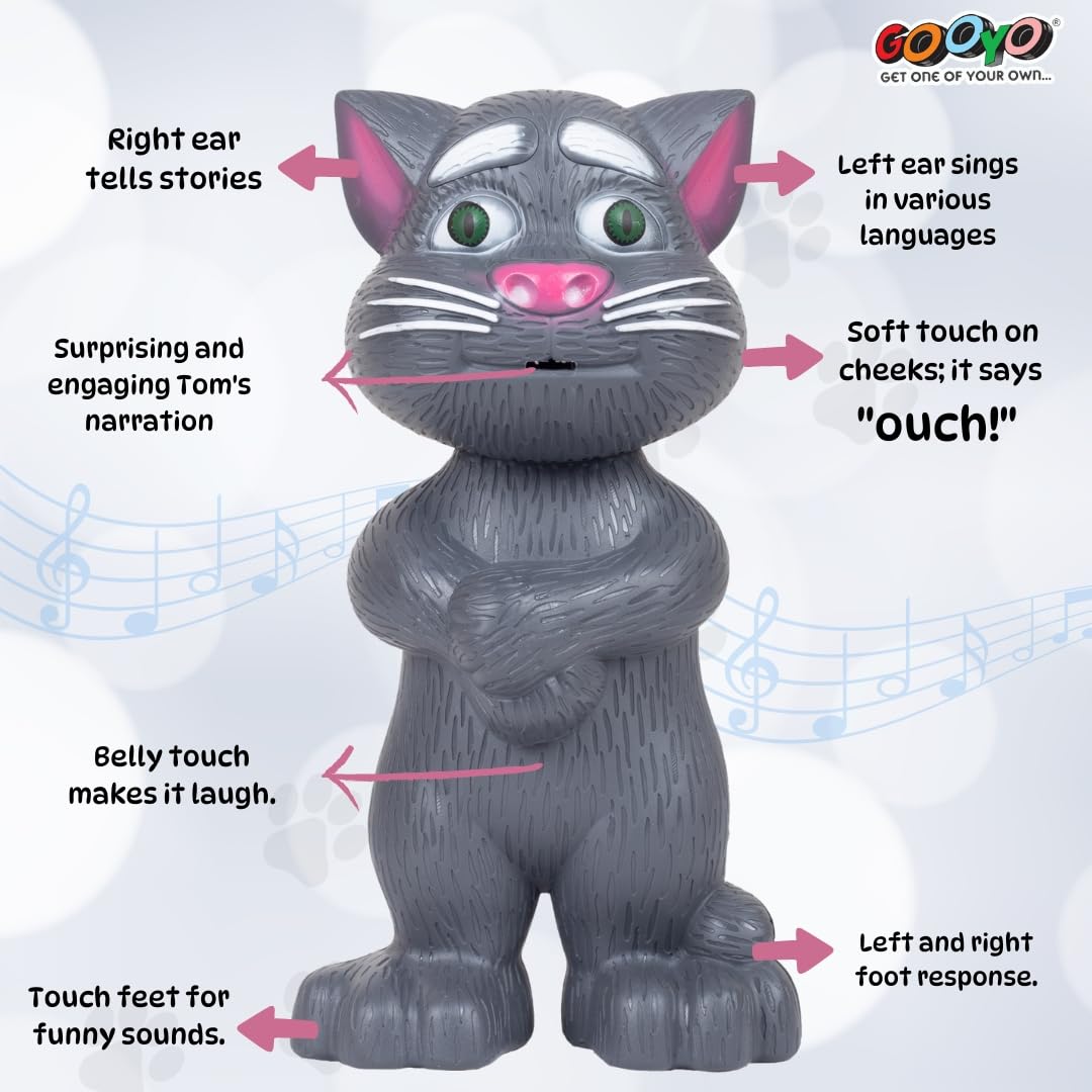 Interactive Talking Musical Cat Toy for Kids 🎤🎶