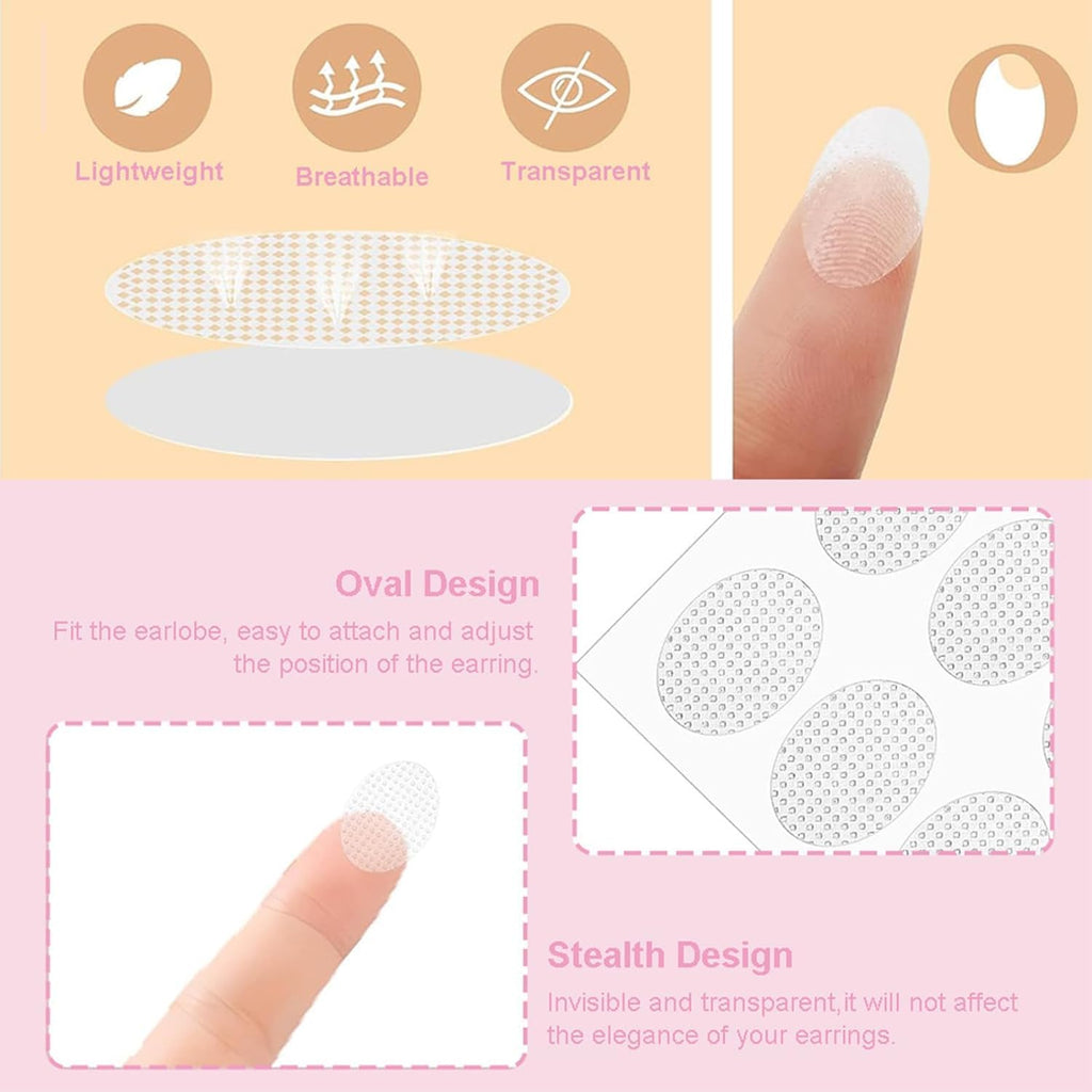 Invisible Earring Support Patches 💎✨ | No Pain, Perfect Lift