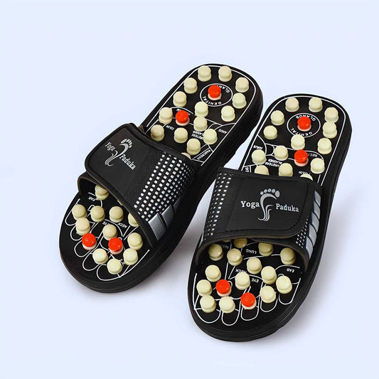 Acupressure and Magnetic Therapy Paduka Slippers for Full Body Blood Circulation For Men and Women imb997-sg