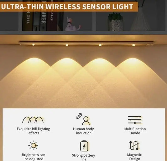 LED PIR Motion Sensor Cabinet With USB Rechargeble - Gadget Villa