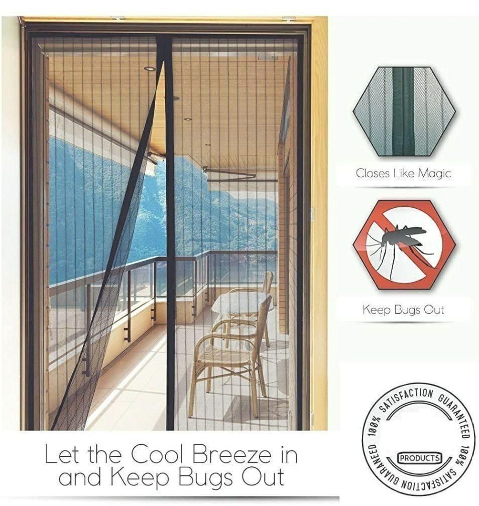 🦟🚪 Magnetic Mosquito Net Door – Auto-Close | Fresh Air, Zero Mosquitoes