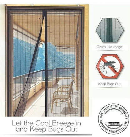 🦟🚪 Magnetic Mosquito Net Door – Auto-Close | Fresh Air, Zero Mosquitoes
