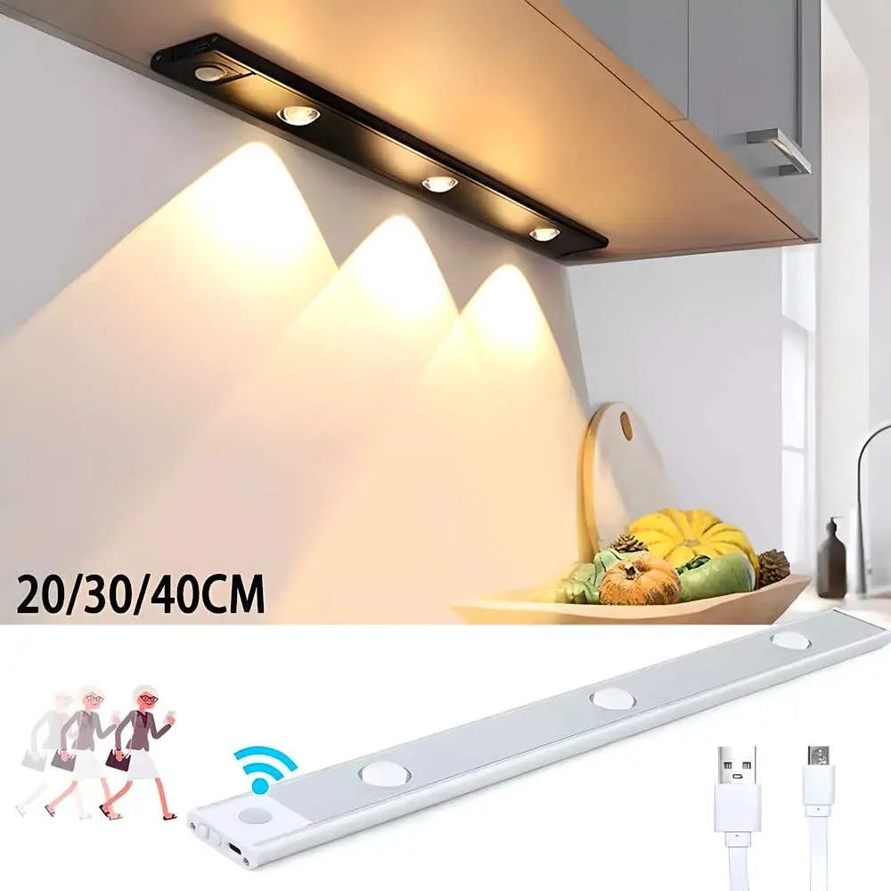 LED PIR Motion Sensor Cabinet With USB Rechargeble - Gadget Villa