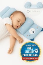👶 Baby Head - Shaping Pillow 🌙+ FREE Luxury Packing Bag (₹300 Value) 🎁 - Gadget Villa