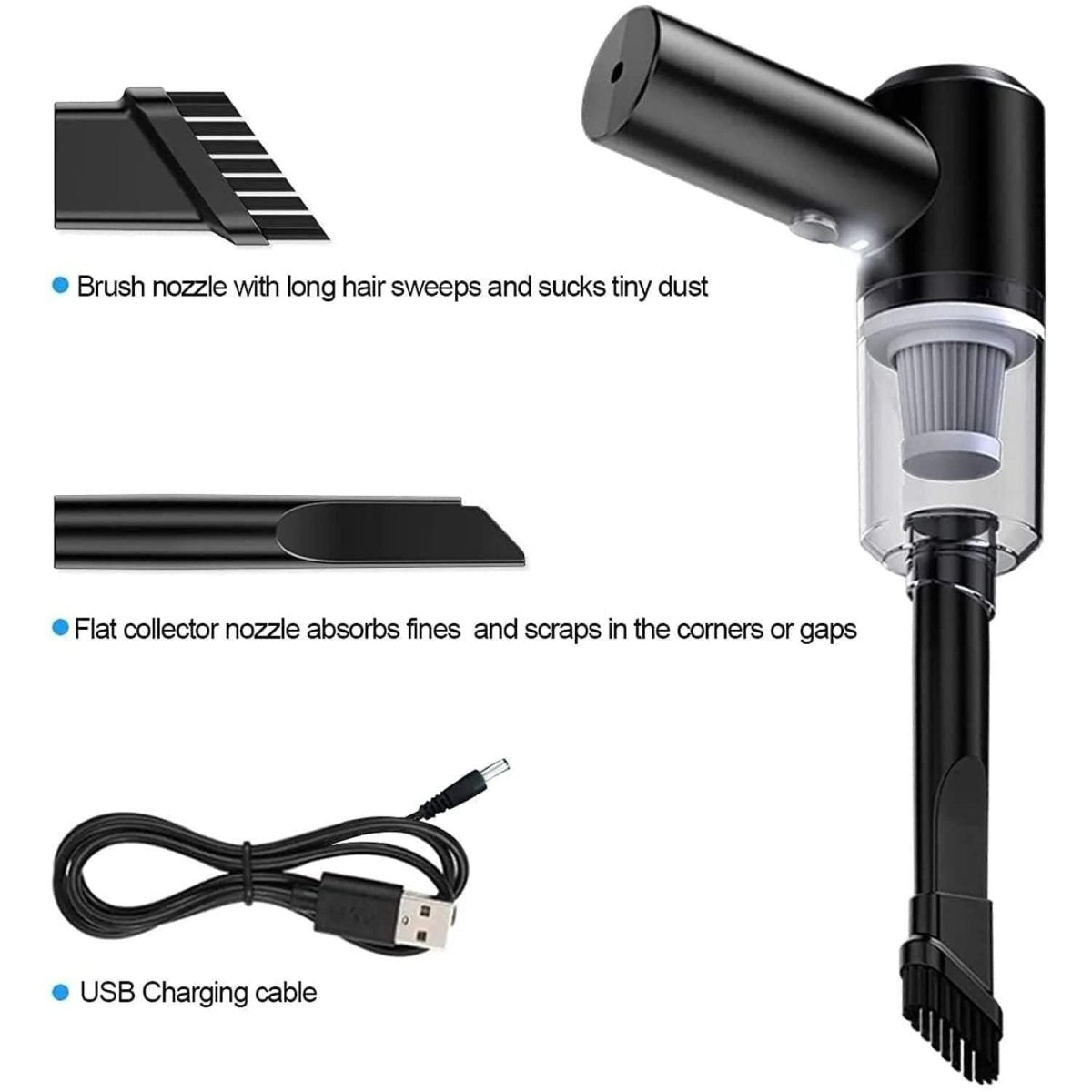 BD Portable Air Duster Wireless Vacuum Cleaner - Gadget Villa