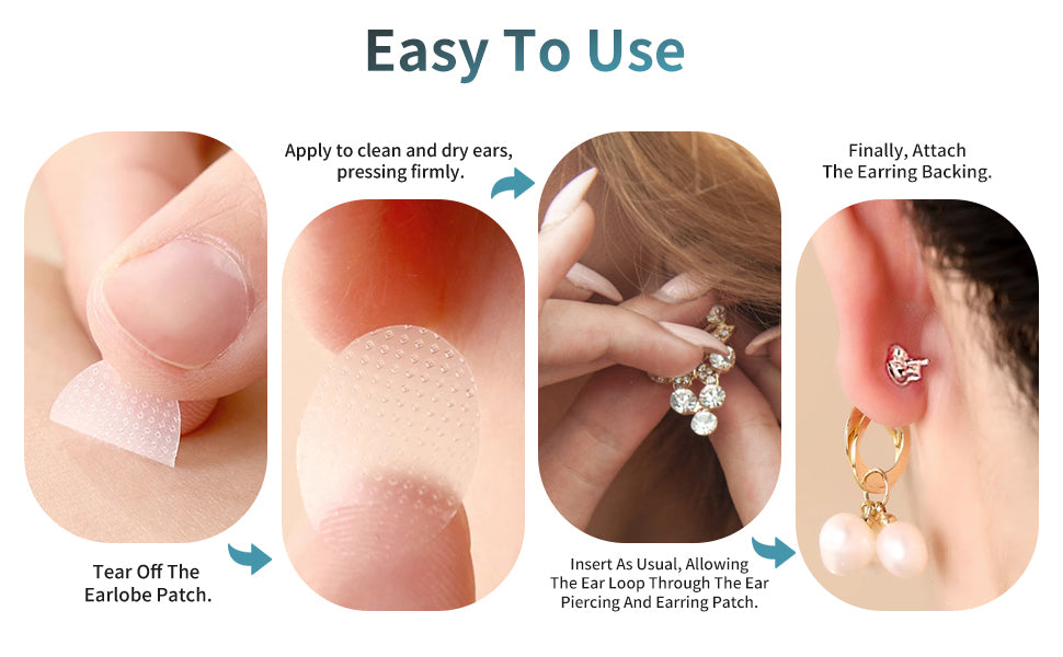 ✨ Invisible Earring Support Patches 💎✨
