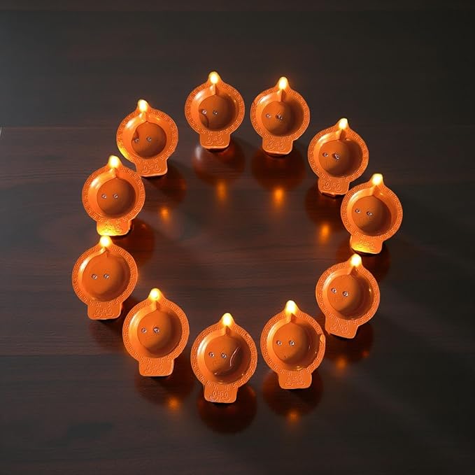 LED Water - Sensor Diyas – Pack of 6/12/18/36 Ambient Glow Lights 🪔💧 - Gadget Villa