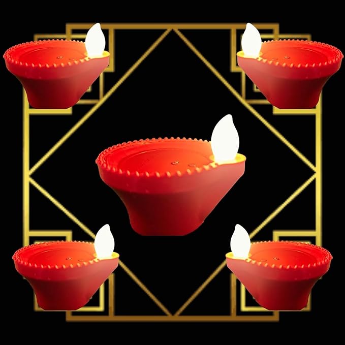 LED Water - Sensor Diyas – Pack of 6/12/18/36 Ambient Glow Lights 🪔💧 - Gadget Villa