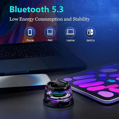 ✨ Magnetic Bluetooth Mini Speaker – Portable Wireless Sound Boost 🔊 | Strong Magnetic Grip & HD Audio 🎶 - Gadget Villa