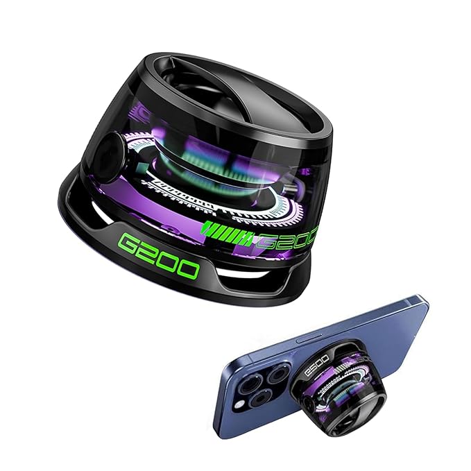 ✨ Magnetic Bluetooth Mini Speaker – Portable Wireless Sound Boost 🔊 | Strong Magnetic Grip & HD Audio 🎶 - Gadget Villa