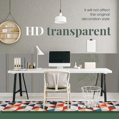 Self - Adhesive Transparent Electrostatic Wall Protection Film Buy 1 Get 1 Free - Gadget Villa