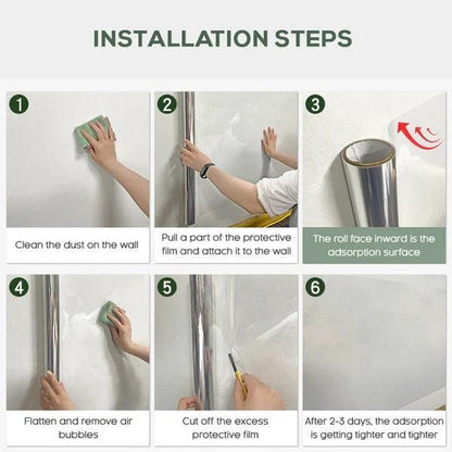 Self - Adhesive Transparent Electrostatic Wall Protection Film Buy 1 Get 1 Free - Gadget Villa