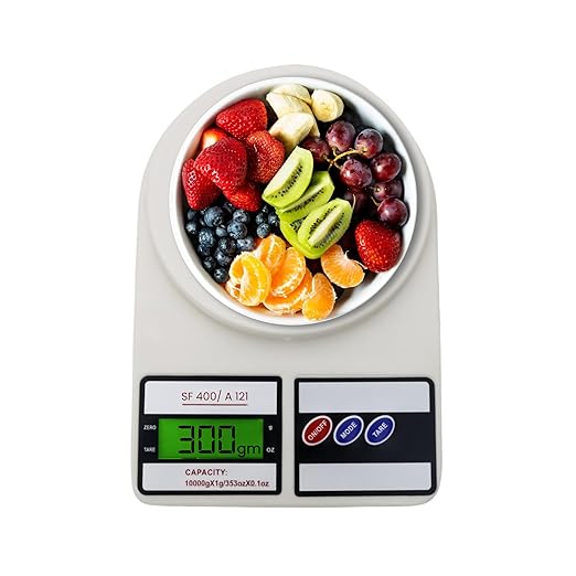 Smart Weigh Pro Digital LCD Weighing Scale 1g–10kg | For Kitchen, Shop & Grocery | Adaptor Included - Gadget Villa