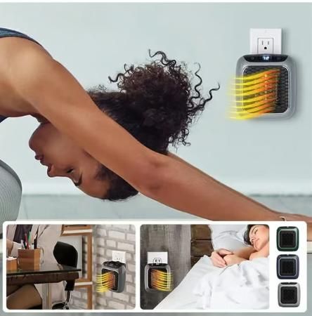 🔥 “Wall - Mounted 800 W Silent Electric Convector Heater – Instant Warmth for Room & Greenhouse” 🔥 - Gadget Villa